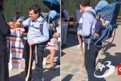 Nicustor Dan vizita la manastirea Arsenie Boca