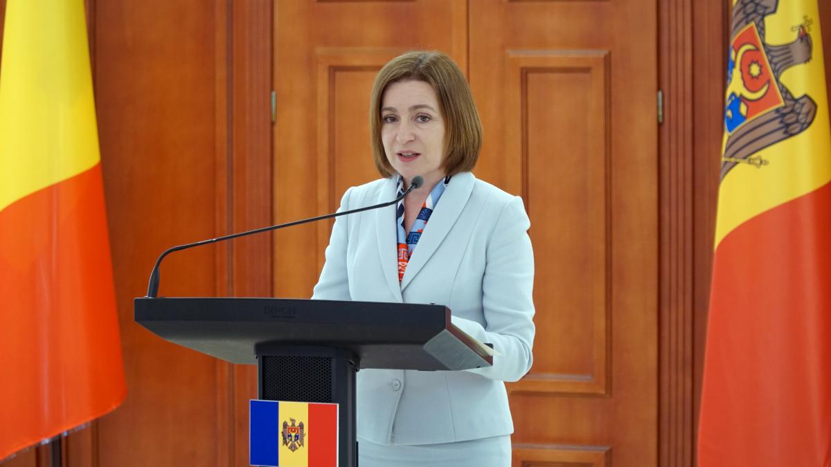 Maia Sandu de Ziua Romaniei Pacea si libertatea sunt in pericol