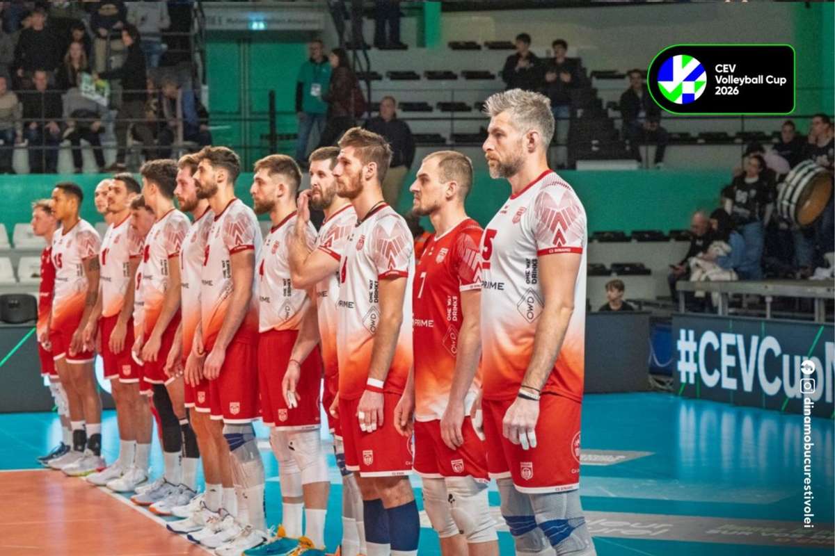 CS Dinamo Bucuresti eliminata dramatic din Cupa CEV la volei masculin