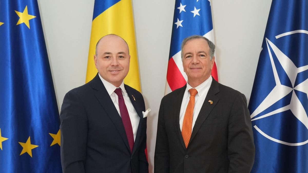 Andrei Muraru intalnire oficiala cu Ambasadorul SUA numit in Romania Relatia bilaterala