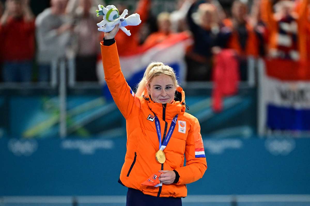 O medalie si un inel Patinatoarea Marijke Groenewoud a fost ceruta in casatorie dupa ce a castigat
