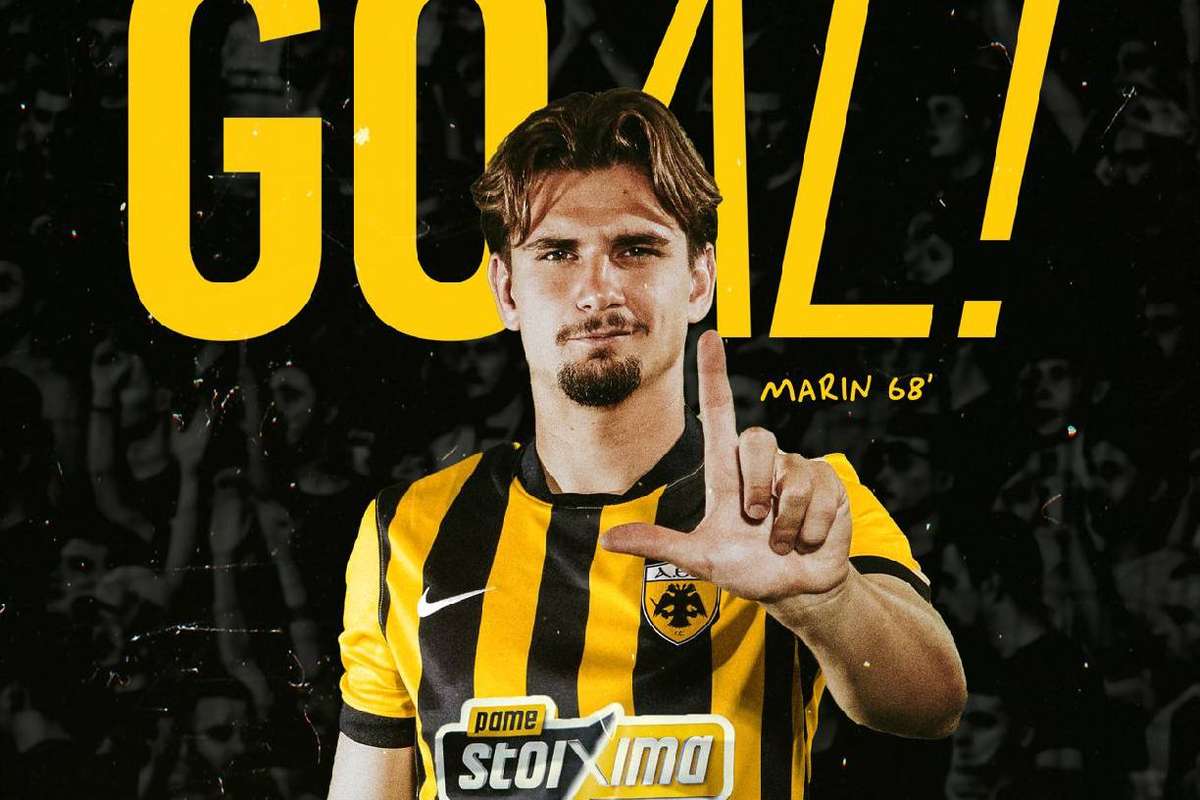 Razvan Marin a marcat pentru AEK Athena in liga greaca