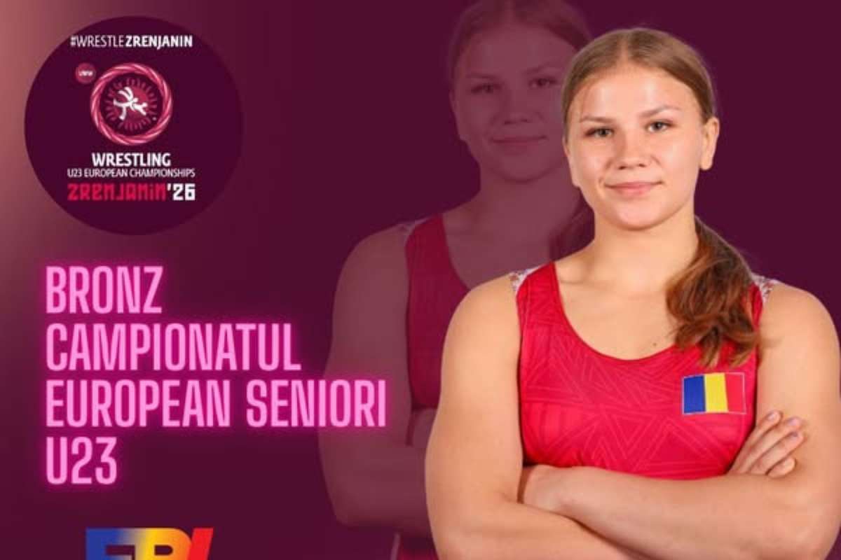 Maria Magdalena Pantiru a obtinut medalia de bronz la Campionatele Europene de lupte pentru Under 23