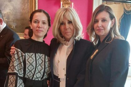 Mirabela Grdinaru impreuna cu Brigitte Macron si Olena Zelenska la Casa Alba