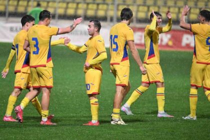 Romania a terminat la egalitate cu Ucraina in preliminariile Campionatului European U19 din 2026