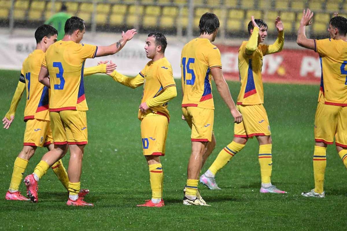 Romania a terminat la egalitate cu Ucraina in preliminariile Campionatului European U19 din 2026
