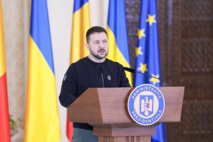 Surse Volodimir Zelenski ajunge joi in Romania Va fi primit la Cotroceni de Nicusor Dan