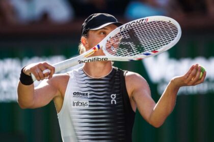 Tracker de Tenis Swiatek o infrunta pe Sakkari Alcaraz joaca acum cu Rinderknech