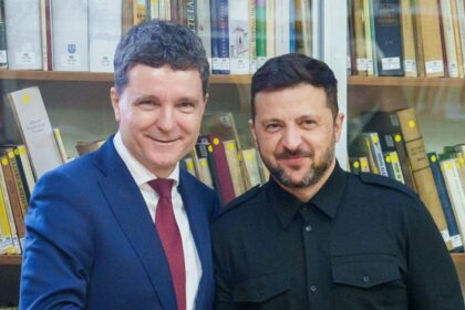 Volodimir Zelenski va vizita Romania Nicusor Dan il va intampina la Palatul Cotroceni