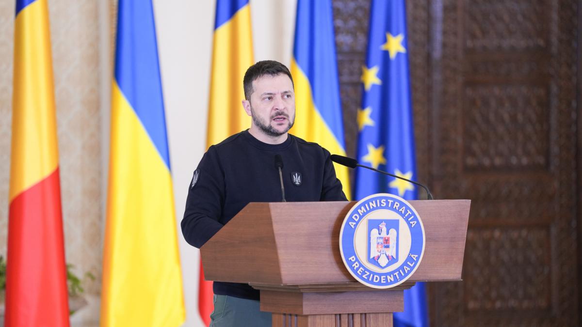 surse volodimir zelenski va veni joi in romania va fi intampinat la cotroceni de nicusor dan
