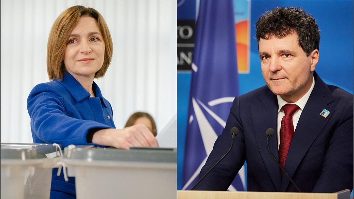 Maia Sandu Reunificarea cu Romania ar acelera integrara Moldovei in UE Nicusor Dan