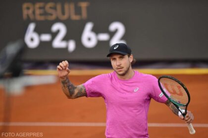 favoritul principal eliminat in optimile de finala la turneul tiriac open