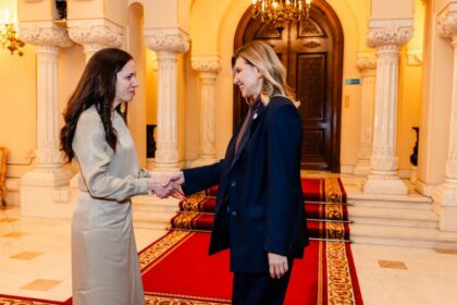 Ce au realizat Mirabela Gradinariu si Olena Zelenska in cadrul Summit ului B9 Imaginile cu cele doua
