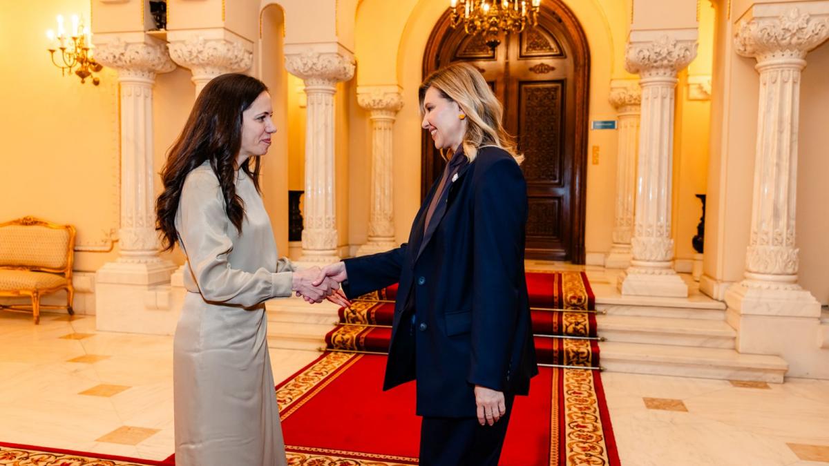 Ce au realizat Mirabela Gradinariu si Olena Zelenska in cadrul Summit ului B9 Imaginile cu cele doua