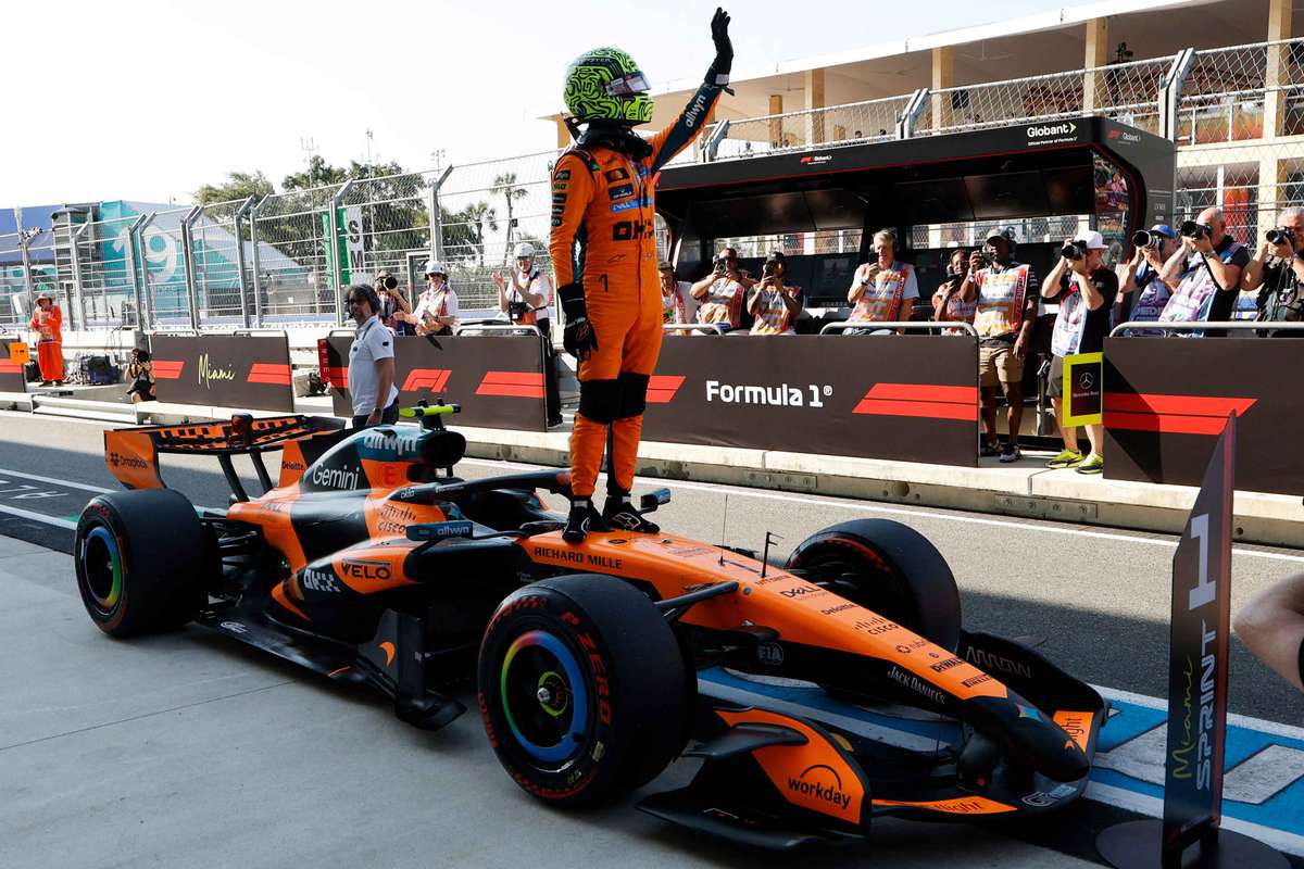 Lando Norris obtine pole position in cursa sprint de la Miami Kimi Antonelli pleaca de pe locul 2