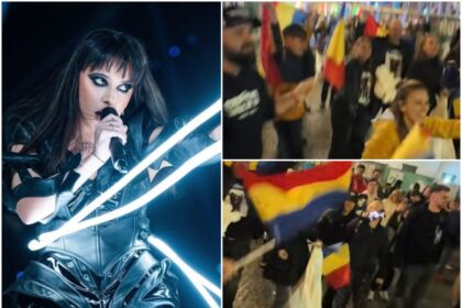 videoclip viral cu fanii alexandrei capitanescu la eurovision 2026 o actiune organizata de un grup de romani pe strazile din viena