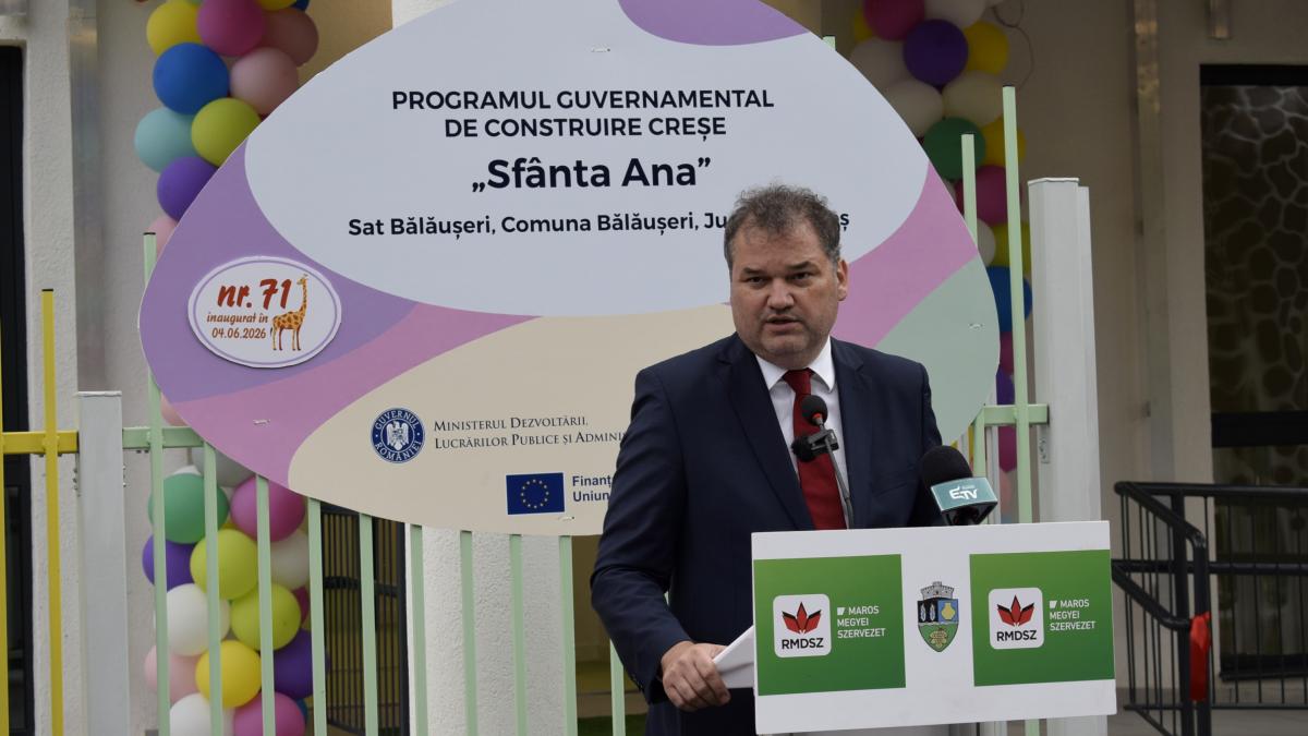 Cseke Attila Ministerul Dezvoltarii a indeplinit obiectivul stabilit prin PNRR 4500 de locuri noi in creshe