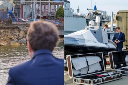 Nicusal Dan a vizitat dana 78 din Portul Constanta unde a avut loc explozia dronei Am primit o prezentare