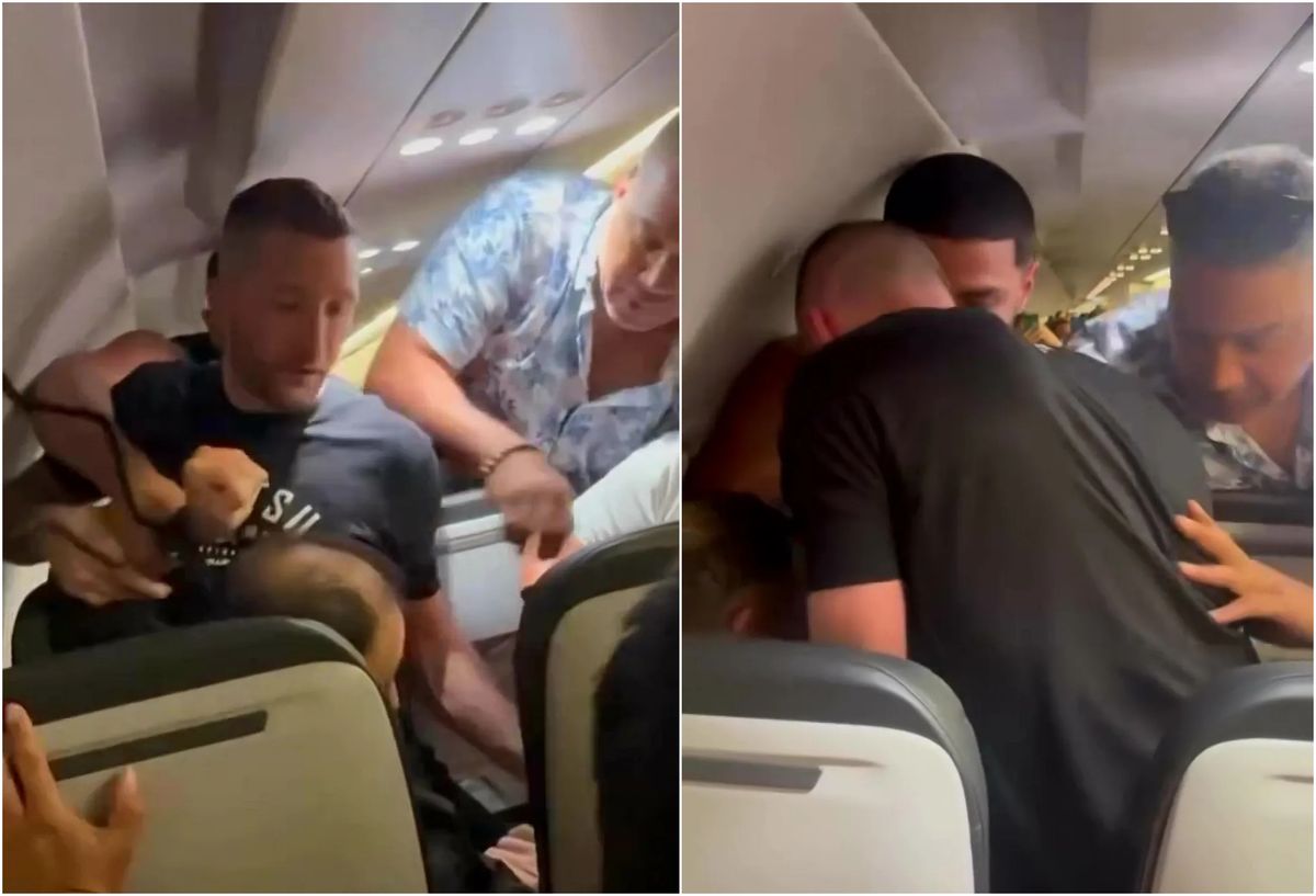 Panica pe un avion un pasager a incercat sa deschida usa aeronavei in timpul zborului dorind sa intre in cabina pilotilor ce au vazut martorii