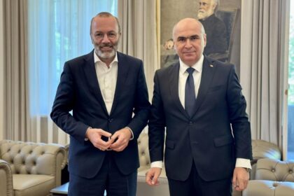 Presedintele PPE Manfred Weber a ajuns la Bucuresti pentru a purta discutii cu Bolojan Premierul PNL trebuie