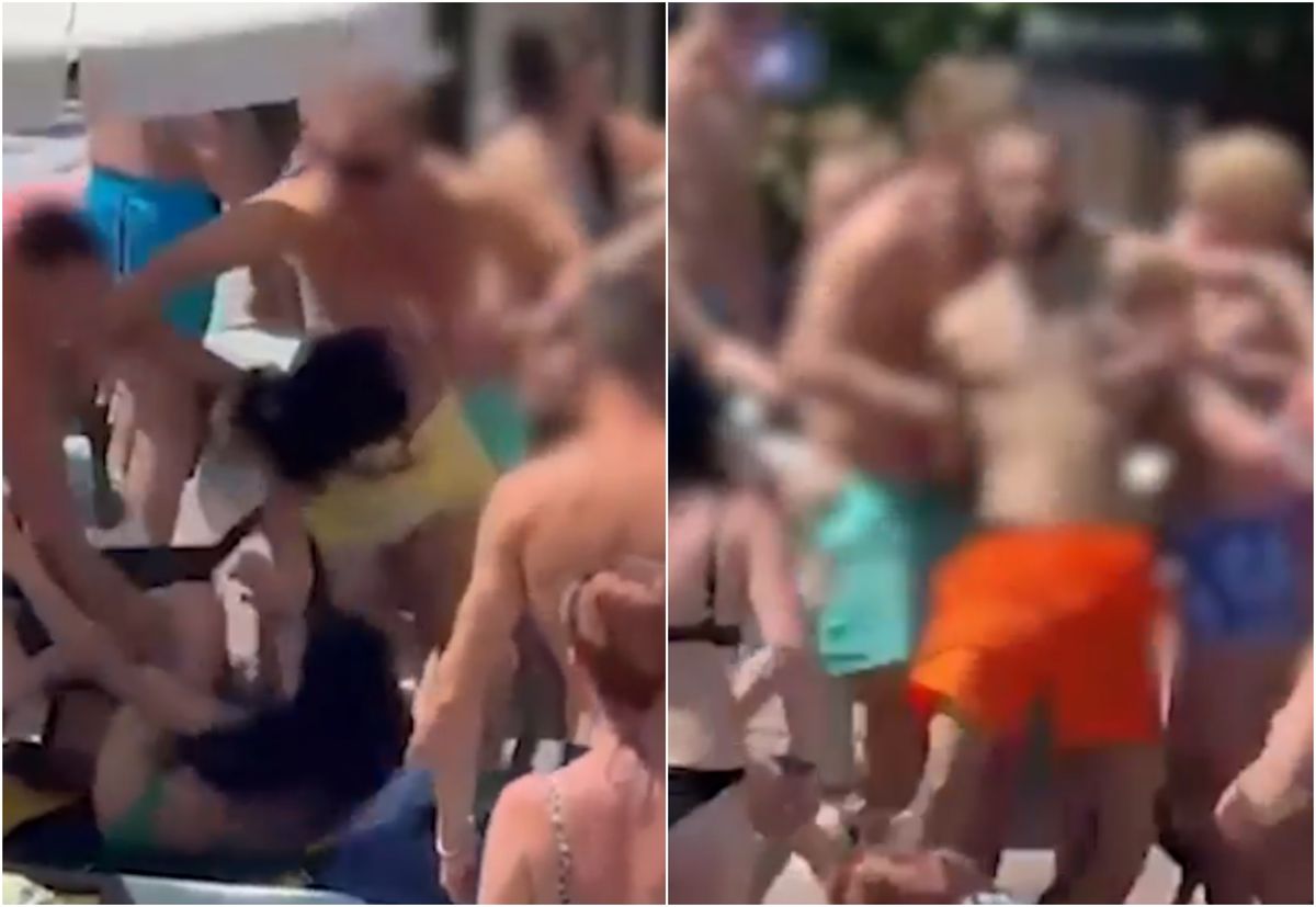 conflict violent intr o statiune frecventata de romani zeci de turisti sau agresat si sau calcati in picioare din cauza unui sezlong incidentul a fost suprins de camerele de filmat ale martorilor