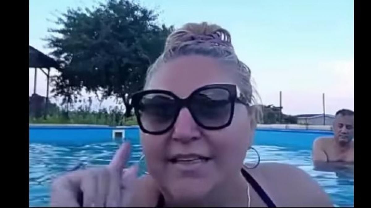 Diana Sosoiaca a fost live intr o emisiune din piscina Mesaj plin de dezinformari