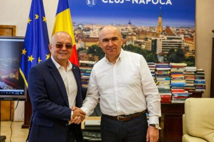 Emil Boc si Ilie Bolojan s au intalnit la Cluj Napoca pentru a discuta despre investitii de 100 de milioane de euro prin PNRR