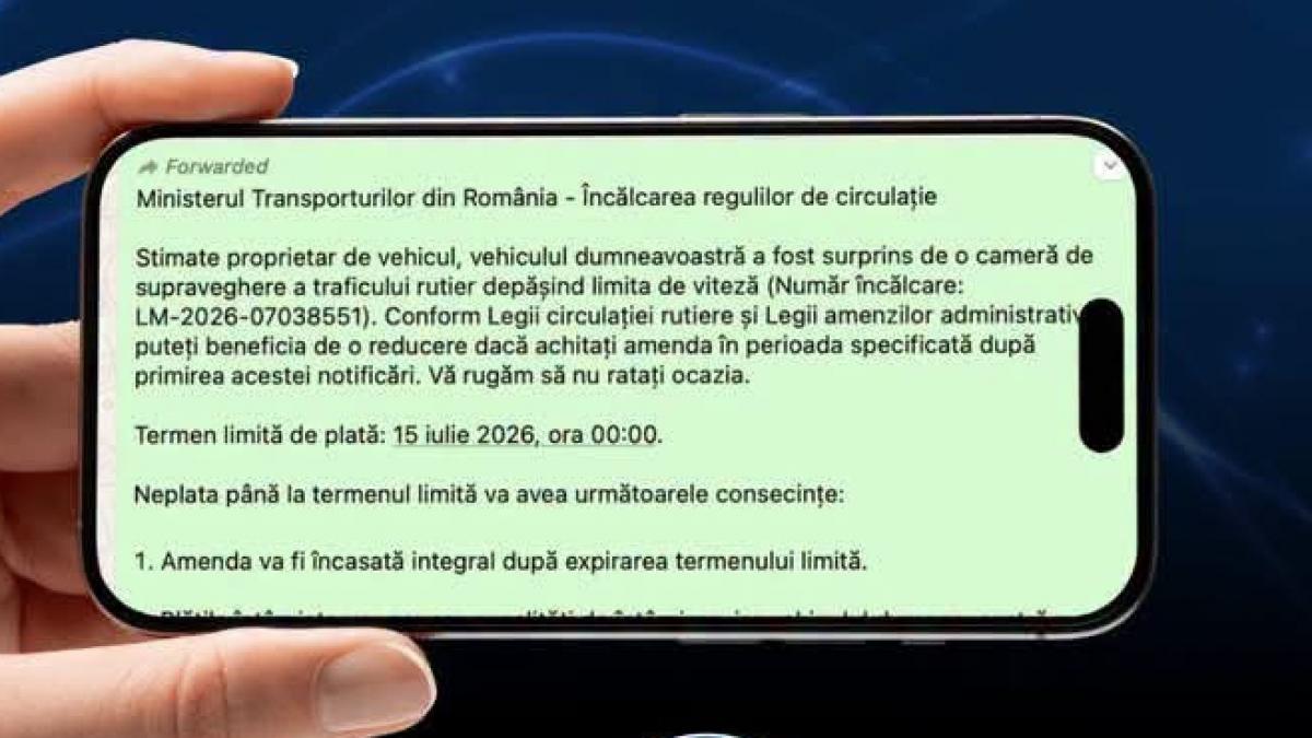 Radu Miruta recomanda oamenilor sa nu plateasca daca au primit mesaje cu amenzi de la