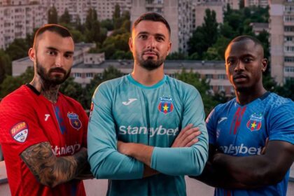 Steaua Bucuresti si a dezvaluit noile uniforme dupa schimbarea furnizorului de echipament tehnic