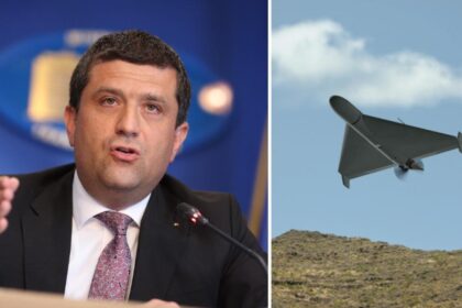 Drona a traversat bratul Chilia a patruns in Moldova si a ajuns in Romania afirma Radu Miruta ministrul Apararii