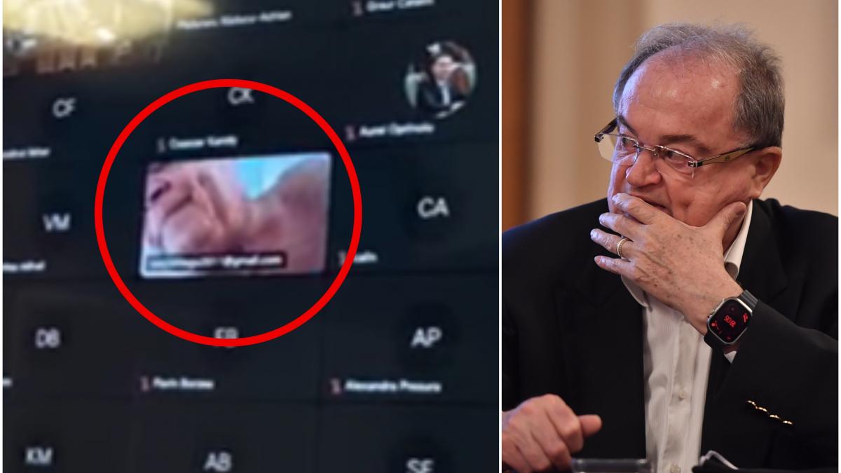 Moment jenant in Senat Vasile Blaga s a aratat dezbracat in fata colegilor fara sa realizeze ca are camera activata Cine e in pielea goala