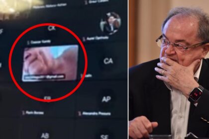 Moment stanjenitor in Senat Vasile Blaga a aparut in fata colegilor dezbracat fara sa si dai seama ca are camera activata Cine e in pielea goala