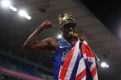 Romell Glave il invinge pe campionul en titre Marcell Jacobs si castiga medalia de aur la 100 m in Europa