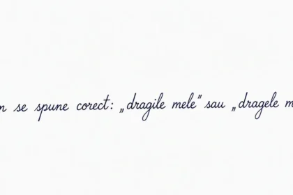 Forma corectă: „dragele mele” sau „dragile mele”?
