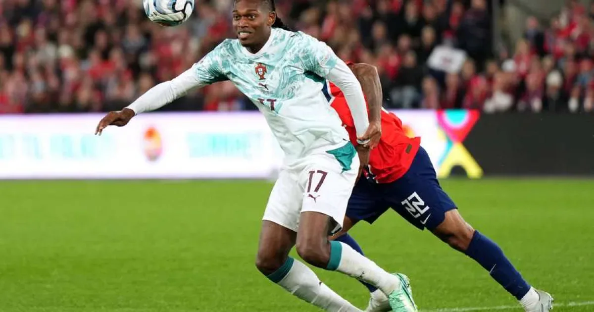Rafael Leão preia tricoul numărul 7 al Portugaliei în meciul cu Danemarca
